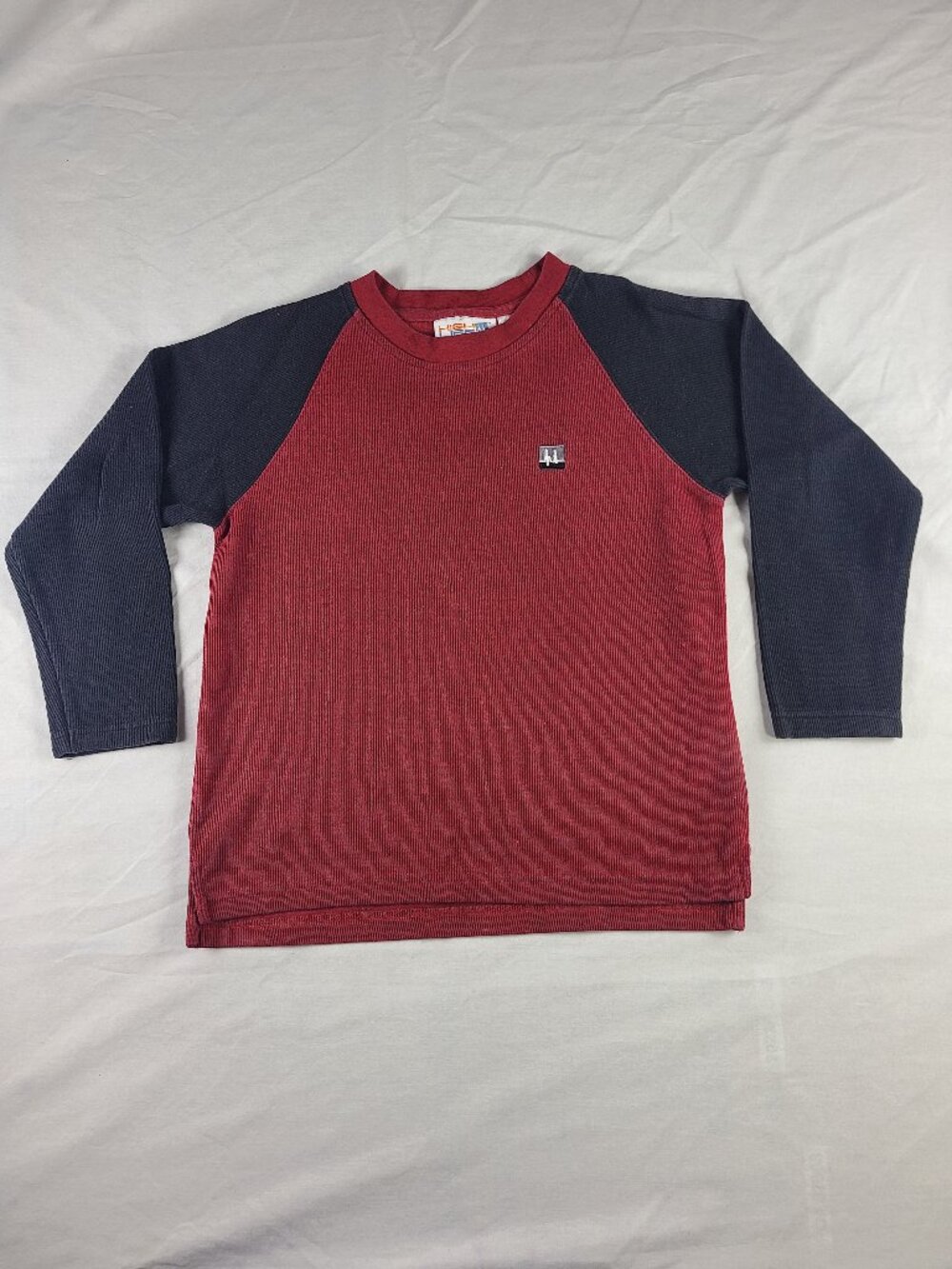 High Life Apparel Long Sleeve Shirt Boys 7X Red & Black